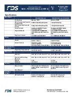 Preview for 2 page of FDS FD932DVD-BLU-2 VER HDSDI Installation And Operation Manual