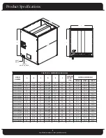 Preview for 3 page of Fedders Cased A-Coil AC1A Series Specifications