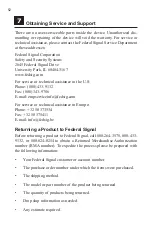 Preview for 56 page of Federal Signal Corporation CAMLCD-AHD-70 Installation And Operation Manual