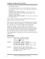 Preview for 6 page of Federal Signal Corporation G-SND-024-E Installation And Maintenance Instructions Manual