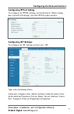 Preview for 17 page of Federal Signal Corporation I-IPTEL1 Manual