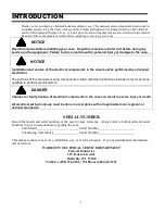 Preview for 3 page of Federal CRR4828 Installation & Operation Instructions