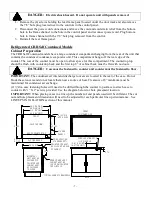 Preview for 7 page of Federal CRR4828 Installation & Operation Instructions