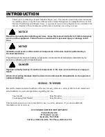 Preview for 3 page of Federal ECGR50 Installation & Operation Instructions