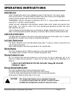 Preview for 11 page of Federal RSSD360 Installation & Operation Instructions