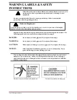 Preview for 5 page of Federal SNR48 Installation & Operation Instructions