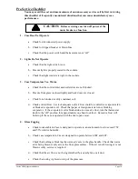 Preview for 19 page of Federal SNR48 Installation & Operation Instructions