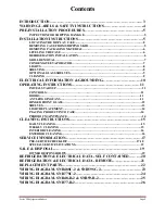 Preview for 2 page of Federal SNR482C-2 Installation And Operation Instructions Manual