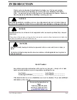 Preview for 3 page of Federal SNR482C-2 Installation And Operation Instructions Manual