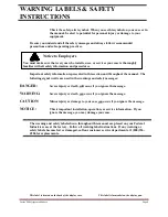 Preview for 4 page of Federal SNR482C-2 Installation And Operation Instructions Manual