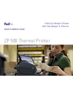 FedEx ZP 500 Quick Installation Manual preview