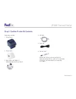 Preview for 2 page of FedEx ZP 500 Quick Installation Manual