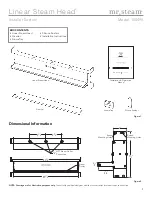 Preview for 5 page of Feel Good mr.steam 104495 Installation, Operation And Maintenance Manual