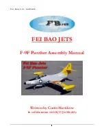 Preview for 1 page of Fei Bao F-9F Panther Assembly Manual