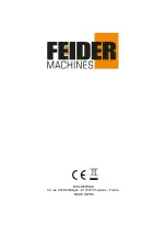 Preview for 20 page of Feider Machines FM20V115-A Original Instructions Manual