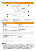 Preview for 6 page of Feider Machines FPO350 Original Instructions Manual