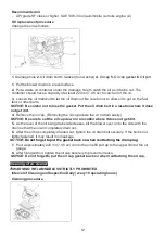 Preview for 17 page of Feider Machines FSDT75 User Manual