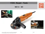 Preview for 1 page of Fein WSS14-125 Repair Information