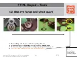 Preview for 23 page of Fein WSS14-125 Repair Information