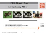 Preview for 37 page of Fein WSS14-125 Repair Information