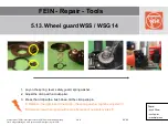 Preview for 51 page of Fein WSS14-125 Repair Information