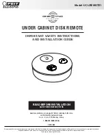 Preview for 1 page of Feit Electric OneSync UCL/REMOTE1 Important Safety Instructions And Installation Manual