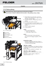 Preview for 48 page of Felder AD 941 Operating Manual