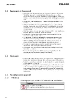 Preview for 10 page of Felder FS 700 K Translation Of The Original Operating Instructions