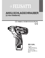 Preview for 19 page of Felisatti SD10,8IL Original Instruction Manual