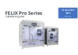 Felix printers Pro Series Calibration Manual preview