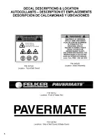 Preview for 8 page of Felker PaverMate PM-15HT Operating Instructions Manual