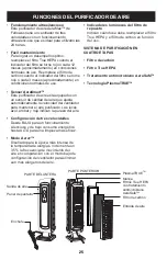 Preview for 25 page of Fellowes AeraMax-90 Manual