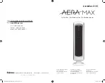 Preview for 1 page of Fellowes AeraMax-DX5 Manual