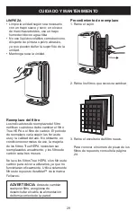 Preview for 29 page of Fellowes AeraMax DX55 Operator'S Manual