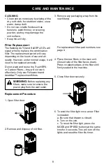 Preview for 8 page of Fellowes AeraMax SE Manual