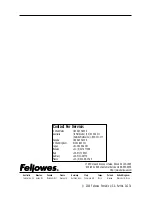 Preview for 7 page of Fellowes POWERSHRED 1000 Operating Instructions Manual