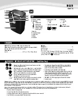 Preview for 2 page of Fellowes POWERSHRED 75Cs Instructions