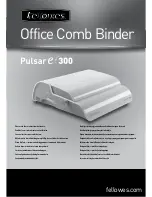 Fellowes Pulsar E 300 Instructions Manual preview