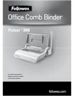 Fellowes Pulsar E 300 User Manual preview