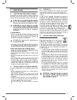 Preview for 31 page of Femi 2201 SPECIAL Instructions For Use And Maintenance Manual