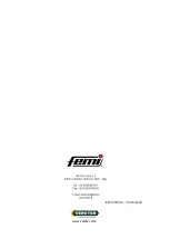 Preview for 42 page of Femi 782XL User Manual