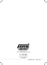 Preview for 108 page of Femi 8.28.62.20 User Manual