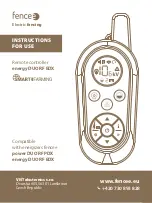 Preview for 1 page of Fencee energy DUO RF EDX Instructions For Use Manual