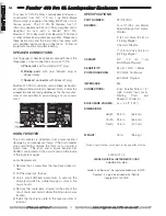 Preview for 6 page of Fender 410 PRO Operating Instructions Manual