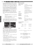 Preview for 8 page of Fender 410 PRO Operating Instructions Manual