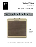 Fender Bassman '59 Service Manual preview