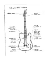 Preview for 5 page of Fender ELITE GUITARS User Manual