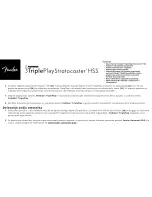 Preview for 35 page of Fender Fishman TriplePlay Stratocaster HSS Instruction Manual