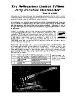 Preview for 2 page of Fender HELLECASTERS JERRY DONAHUE STRATOCASTER Manual