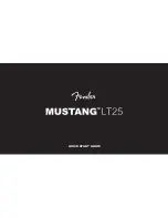 Preview for 1 page of Fender Mustang LT25 Quick Start Manual